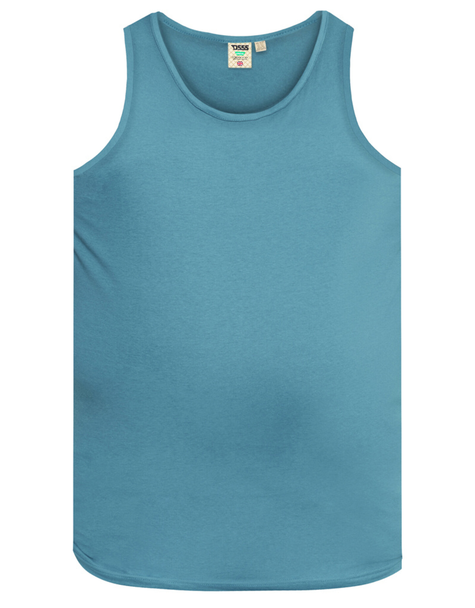 D-555 SINGLET / TANKTOP heren 'Fabio' teal