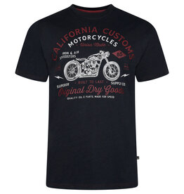 Kam Jeans T-SHIRT California customs zwart