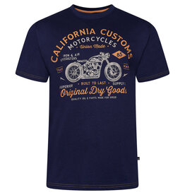 Kam Jeans T-SHIRT California customs navy