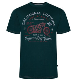 Kam Jeans T-SHIRT California customs zeegroen