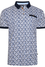 Kam Jeans POLOSHIRT Diamond navy korte mouw