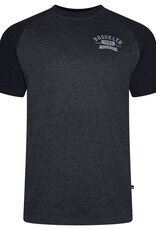 Kam Jeans T-SHIRT zwart en  print "Brooklyn" op borst