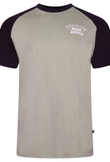Kam Jeans T-SHIRT stone en  print "Brooklyn" op borst