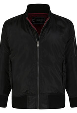 Kam Jeans zwarte bomber jack