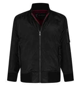 Kam Jeans zwarte bomber jack