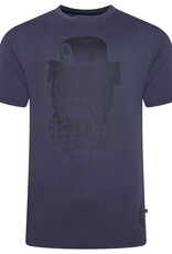 Kam Jeans T-SHIRT met BULLDOG print  - zwart