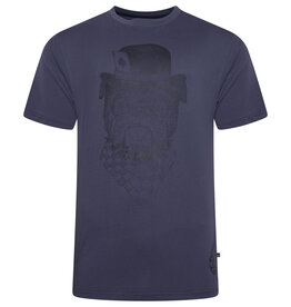 Kam Jeans T-SHIRT met BULLDOG print  - zwart