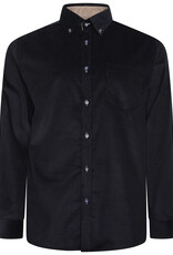 Kam Jeans RIBFLUWEEL Overhemd  met lange mouw navy