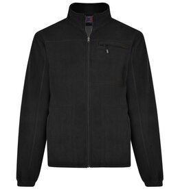 Kam Jeans Bonded fleece jas zwart