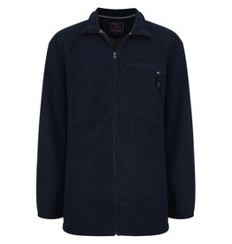 Kam Jeans Bonded fleece jas navy
