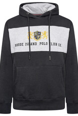 Kam Jeans Hoodie RHODE ISLAND zwart