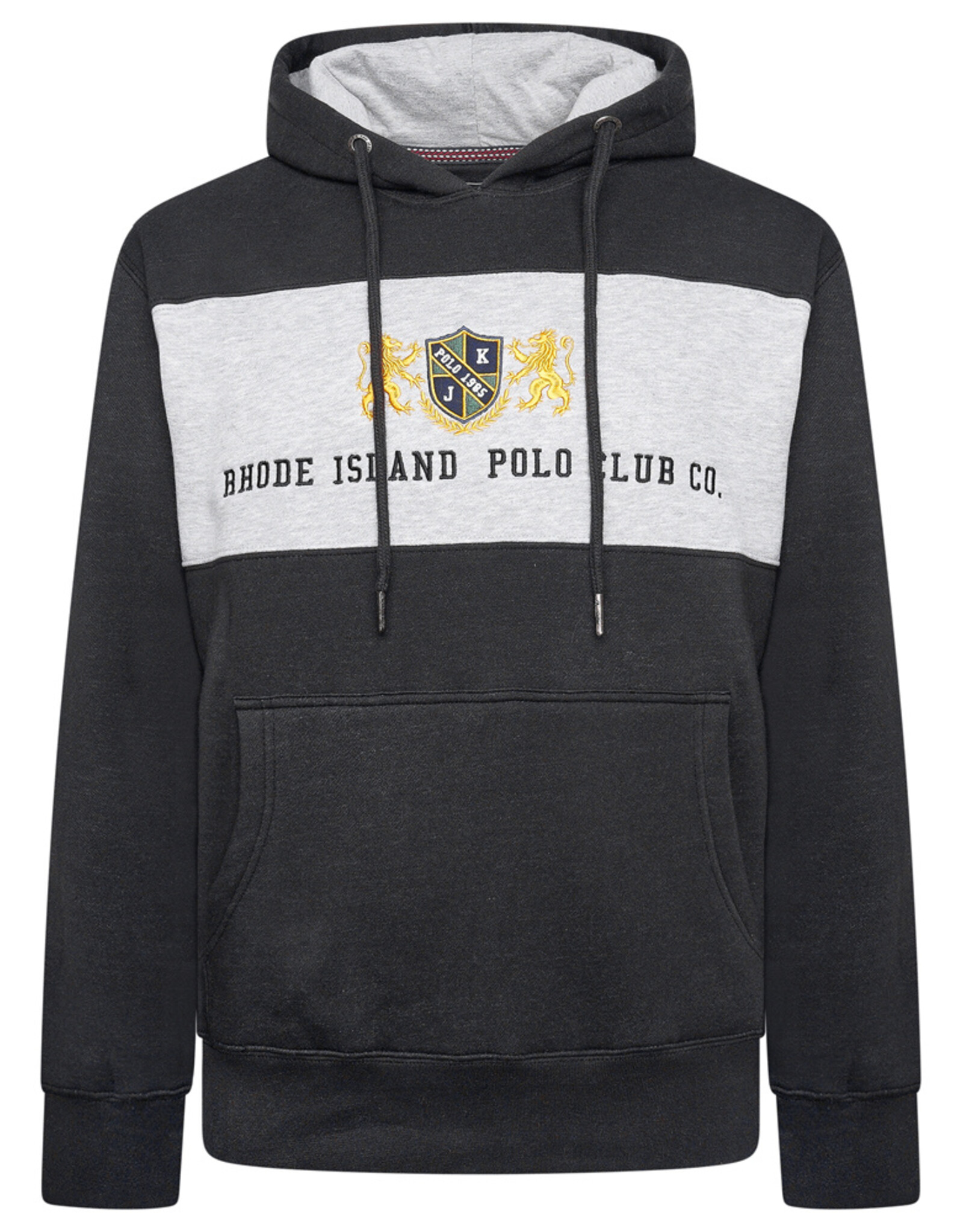 Kam Jeans Hoodie RHODE ISLAND zwart