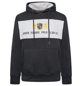 Kam Jeans Hoodie RHODE ISLAND zwart