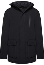 Kam Jeans warm lang  SOFTSHELL JACK zwart