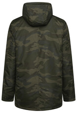 Kam Jeans warm winterjas  camouflage stijl