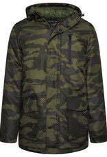 Kam Jeans warm winterjas  camouflage stijl