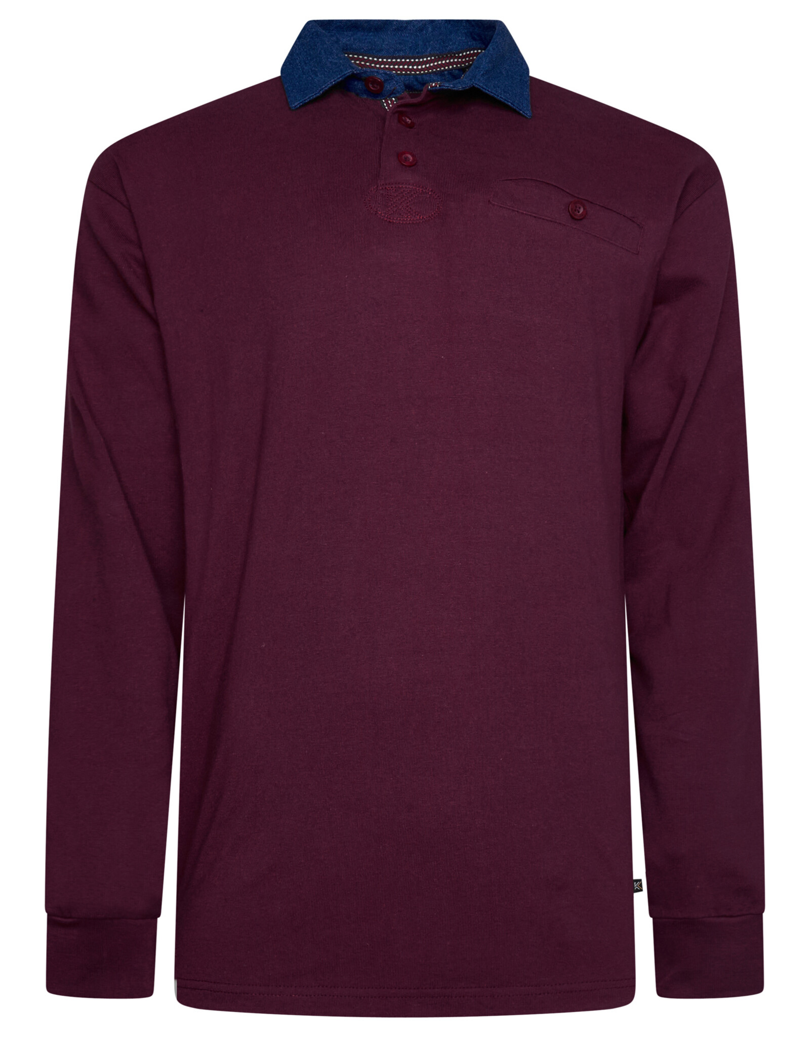 Kam Jeans Rugby POLOSHIRT bordeaux
