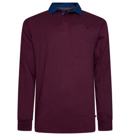 Kam Jeans Rugby POLOSHIRT bordeaux