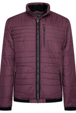 Kam Jeans Lichtgewicht gewatteerde dons jack - bordeaux Kam Jeans Lichtgewicht gewatteerde dons jack - bordeaux