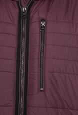 Kam Jeans Lichtgewicht gewatteerde dons jack - bordeaux Kam Jeans Lichtgewicht gewatteerde dons jack - bordeaux