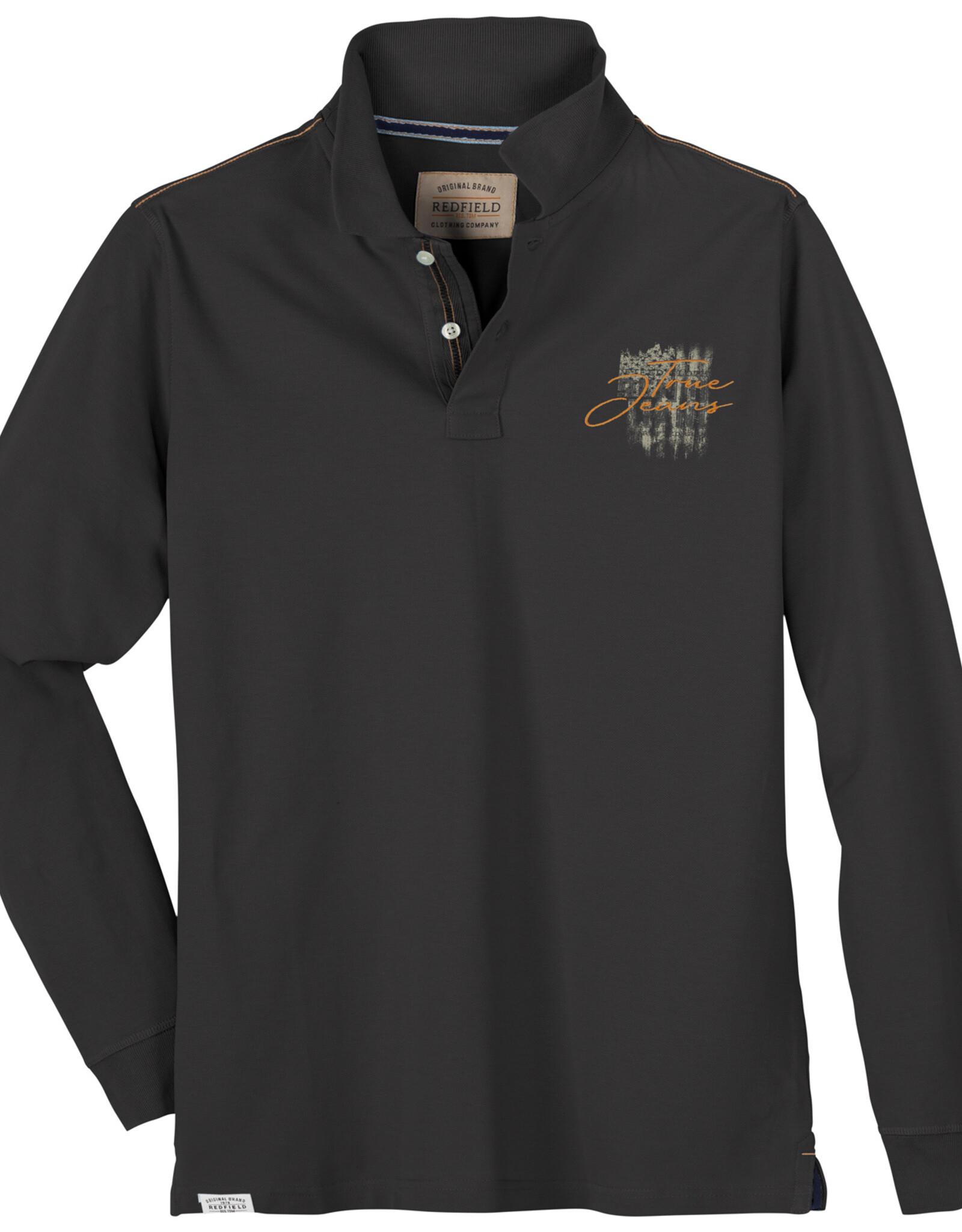 Redfield POLOSHIRT true Jeans - vintage grijs