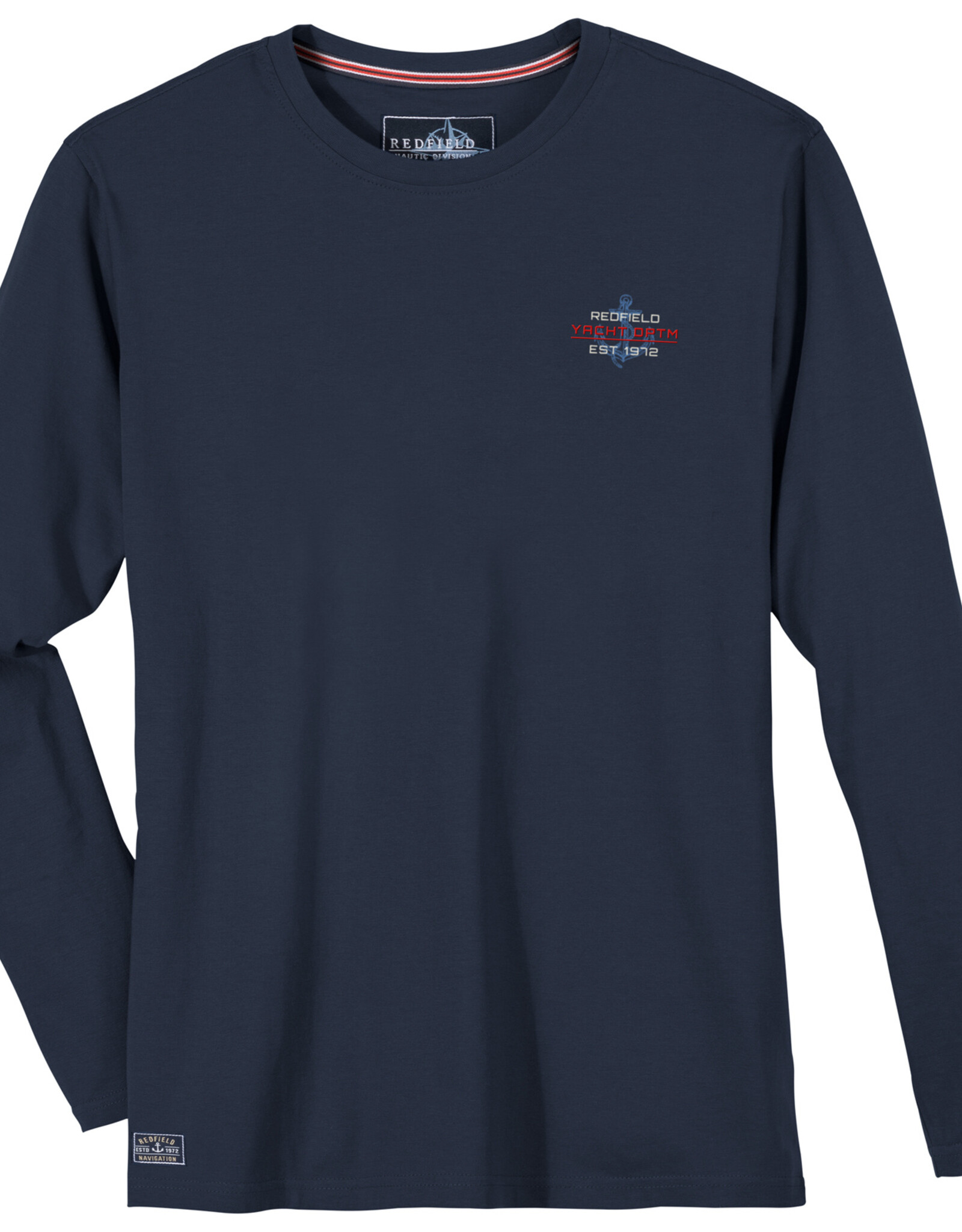 Redfield SHIRT navy lange mouwen en print - redfield yacht OPTM
