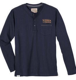 Redfield SHIRT met lange mouwen en knoopjes- superior denim -dark denim
