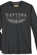 Redfield T-Shirt Daytona- lange mouw - vintage grijs