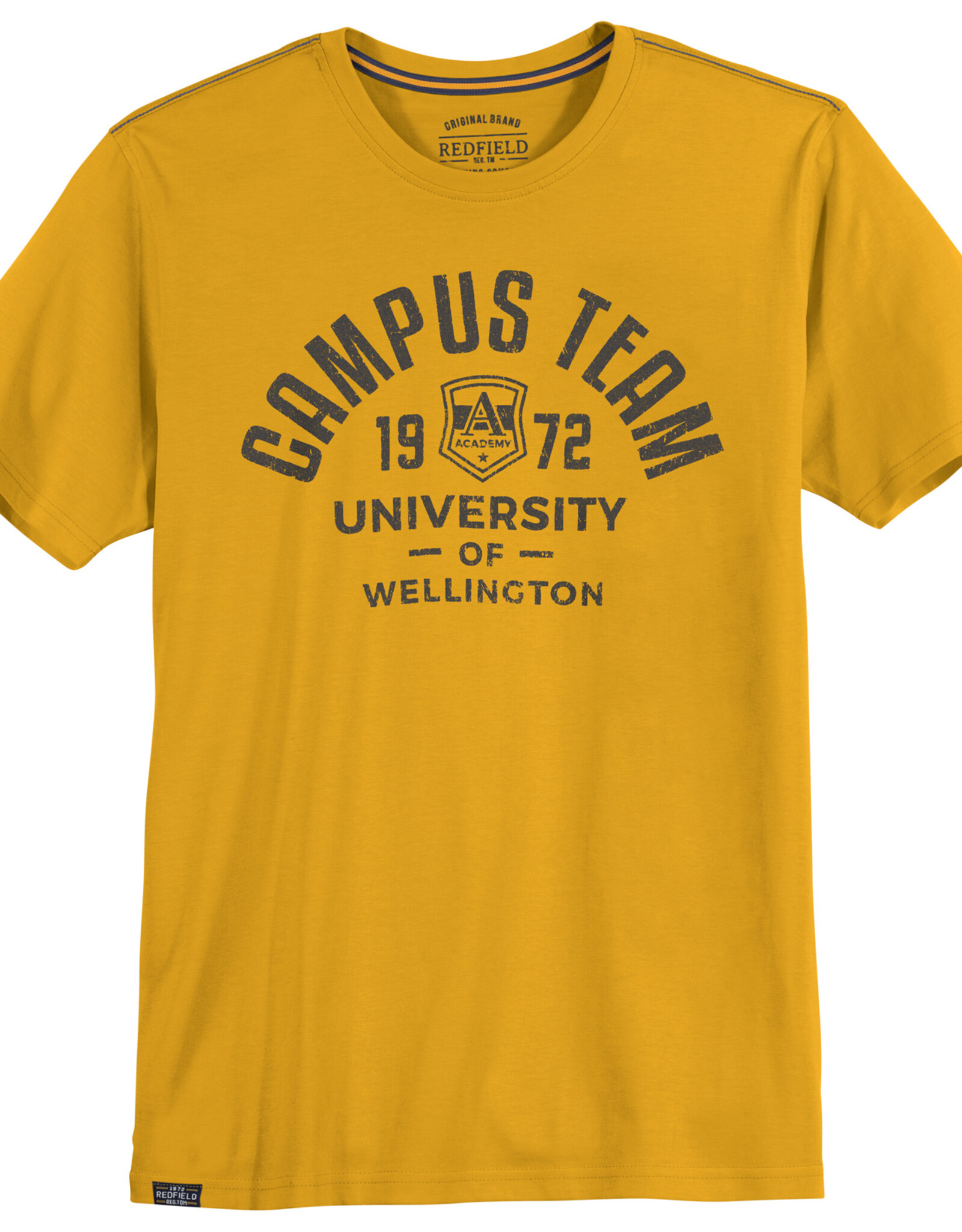 Redfield T-Shirt campus team - geel