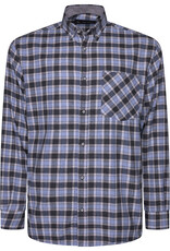 Kam Jeans Flanellen overhemd  met lange mouwen - vintage indigo