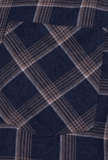 Kam Jeans Flanellen overhemd  met lange mouwen - navy/stone