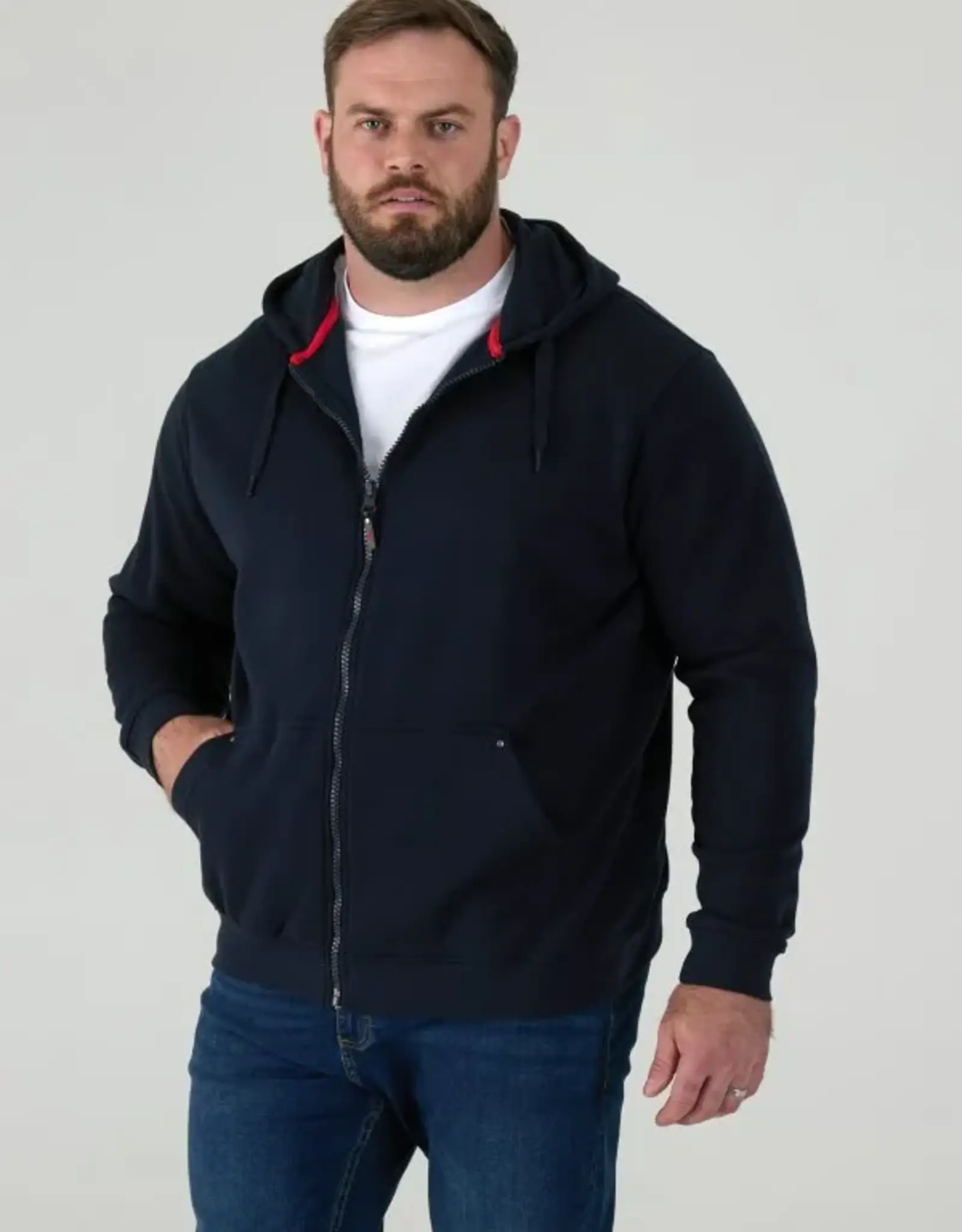 Rockford SWEATVEST SALE 7XL  met capuchon 'Cantor' navy