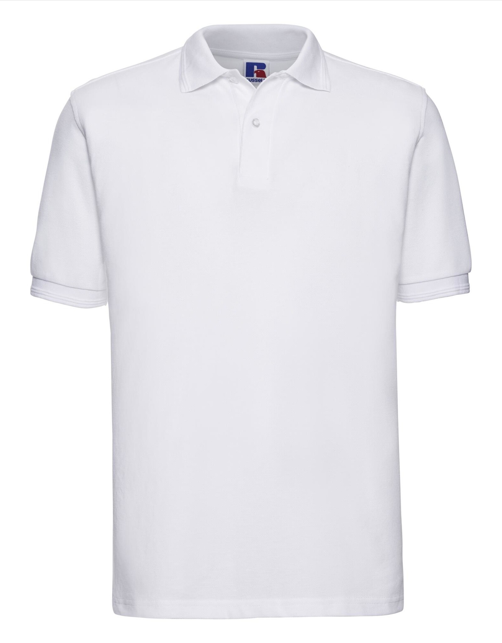 Russell SALE 6XL Heavy POLOSHIRT polycotton wit