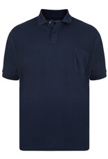 Kam Jeans SALE 2XL BASIC POLOSHIRT met borstzak navy