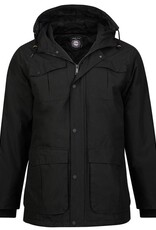 Kam Jeans SALE 5XL  Gewatteerde WINTER JAS  - zwart