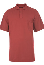 Kam Jeans SALE 3XL BASIC POLOSHIRT met borstzak rood