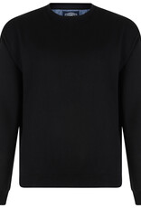 Kam Jeans SALE 3XL Basic set-in SWEATER zwart