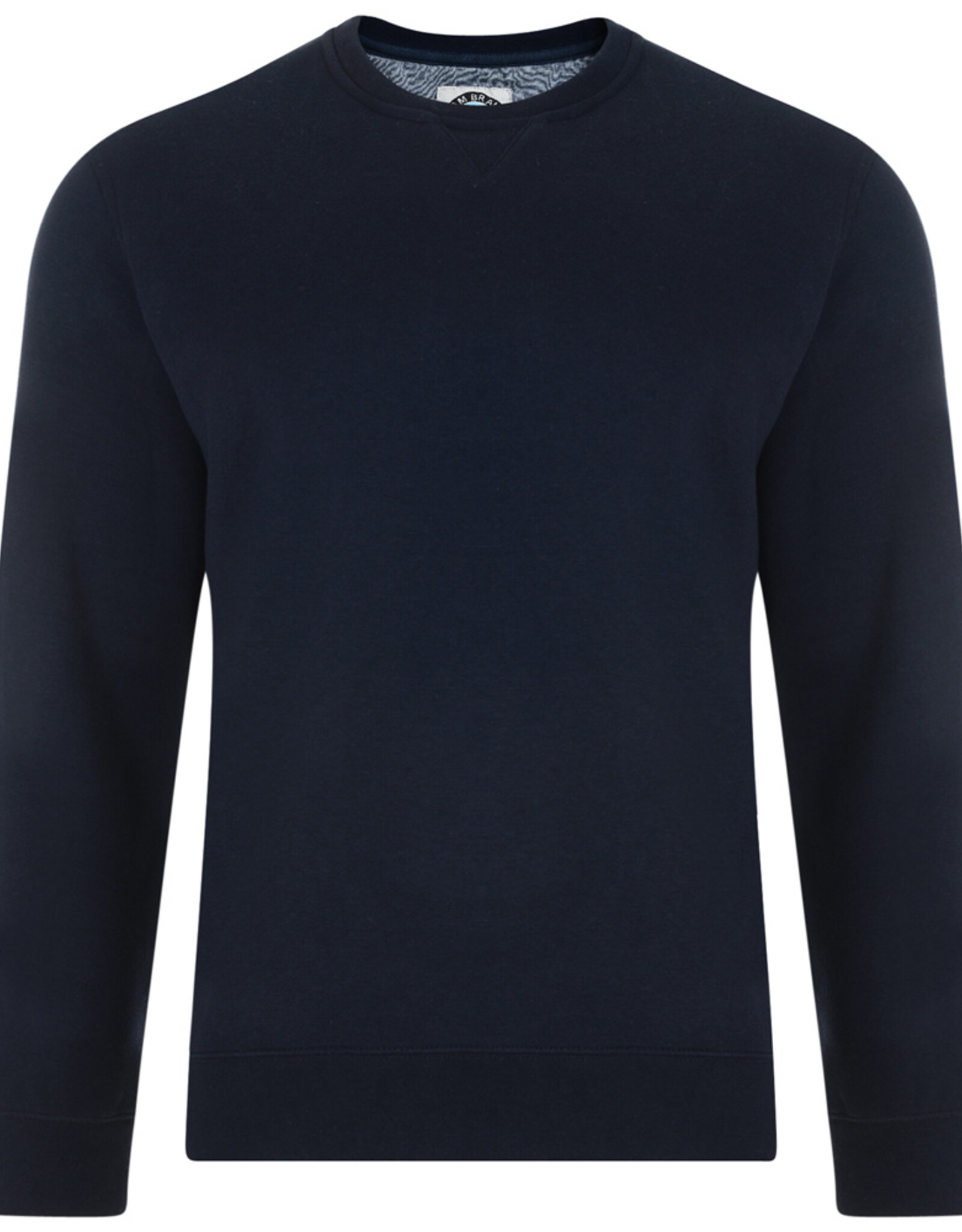 Kam Jeans SALE 3XL Basic set-in SWEATER zwart