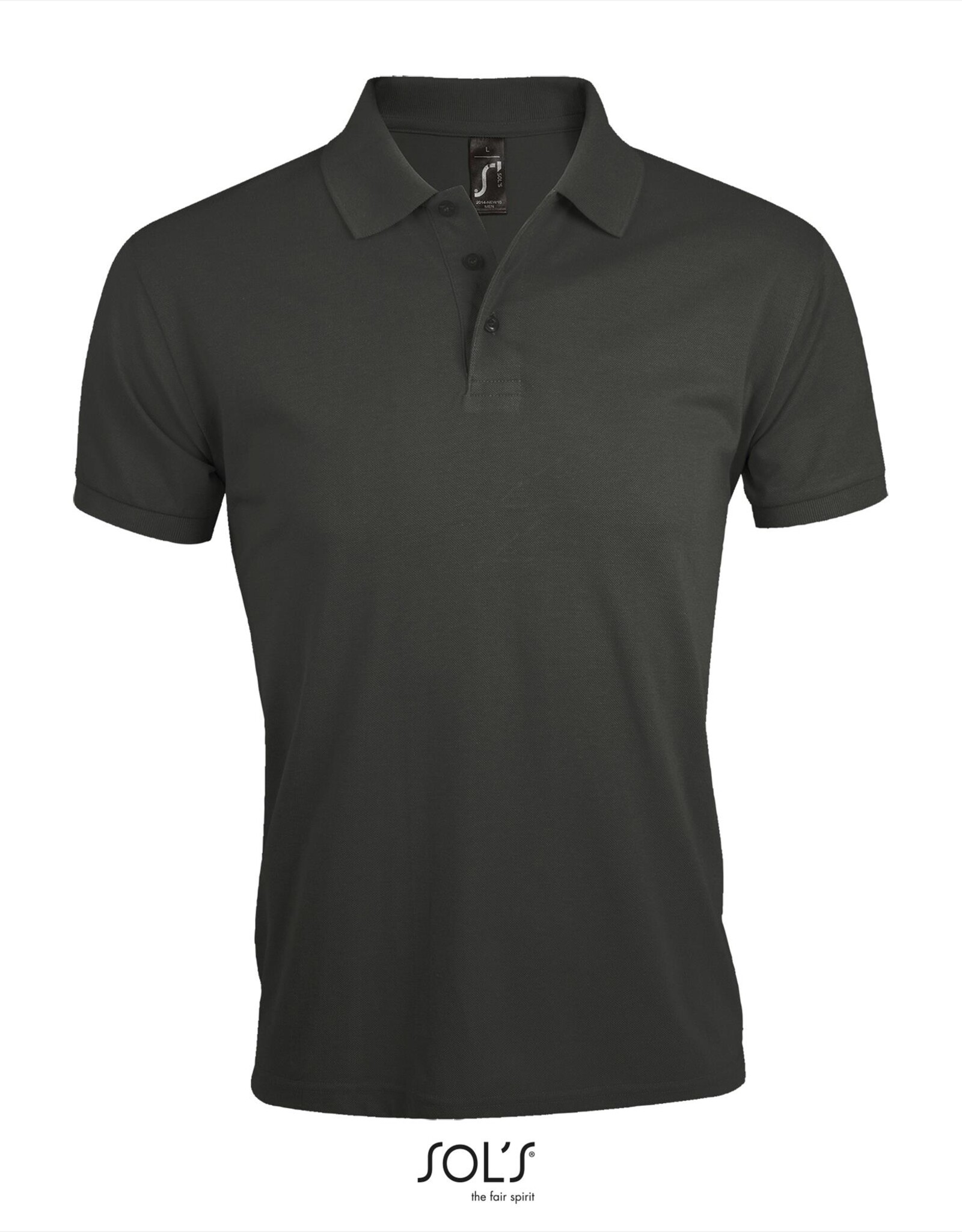 Sol's SALE 3XL POLOSHIRT 'Prime' antraciet