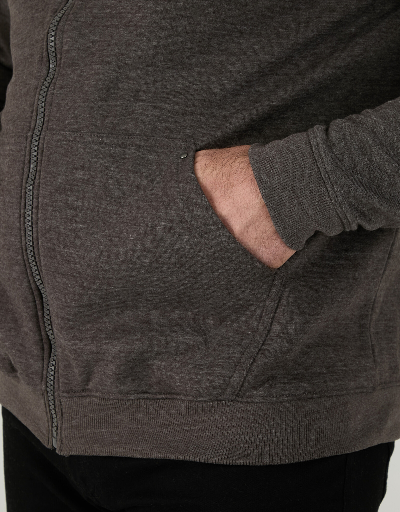 D-555 SWEATVEST met capuchon 'Cantor'