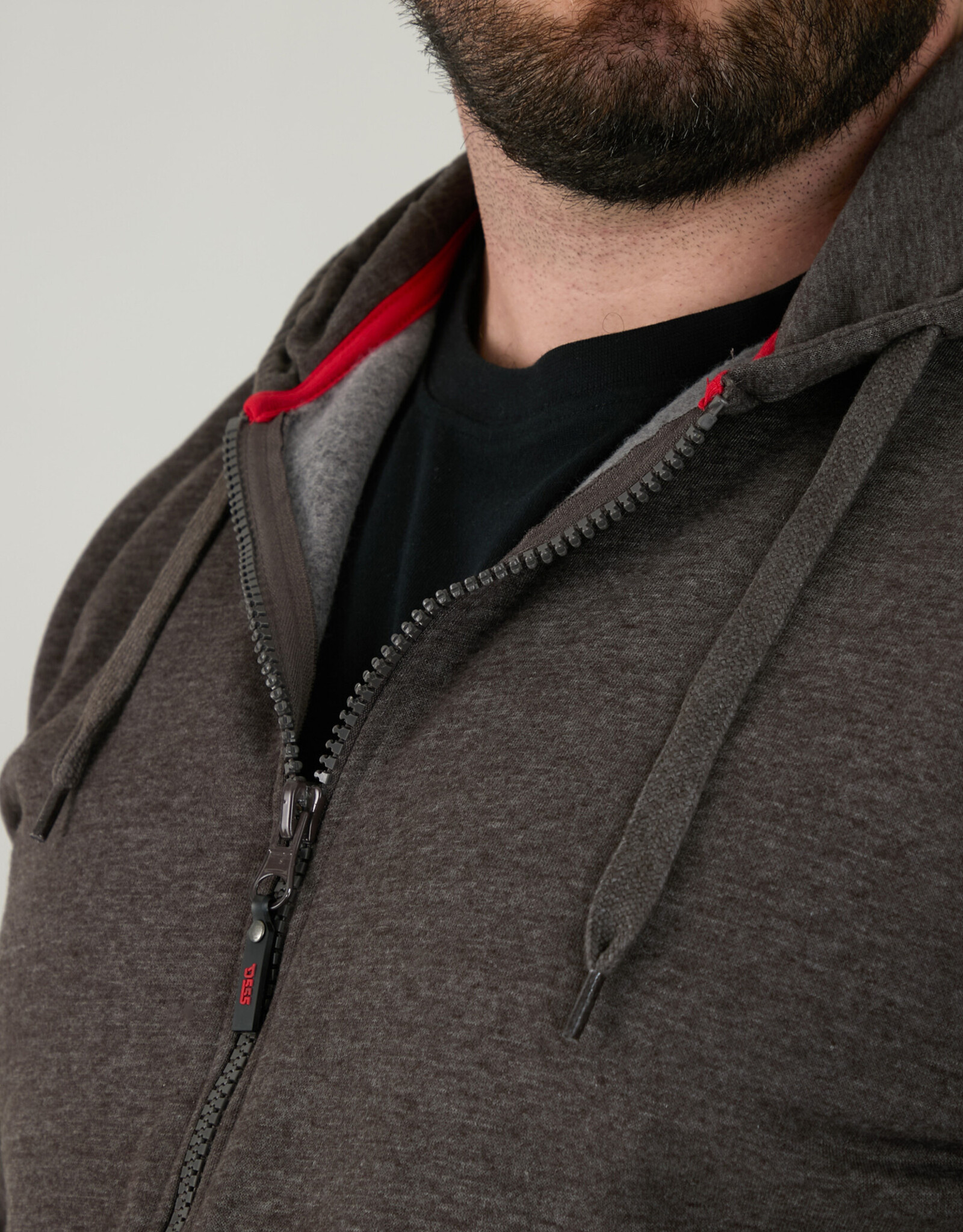 D-555 SWEATVEST met capuchon 'Cantor'