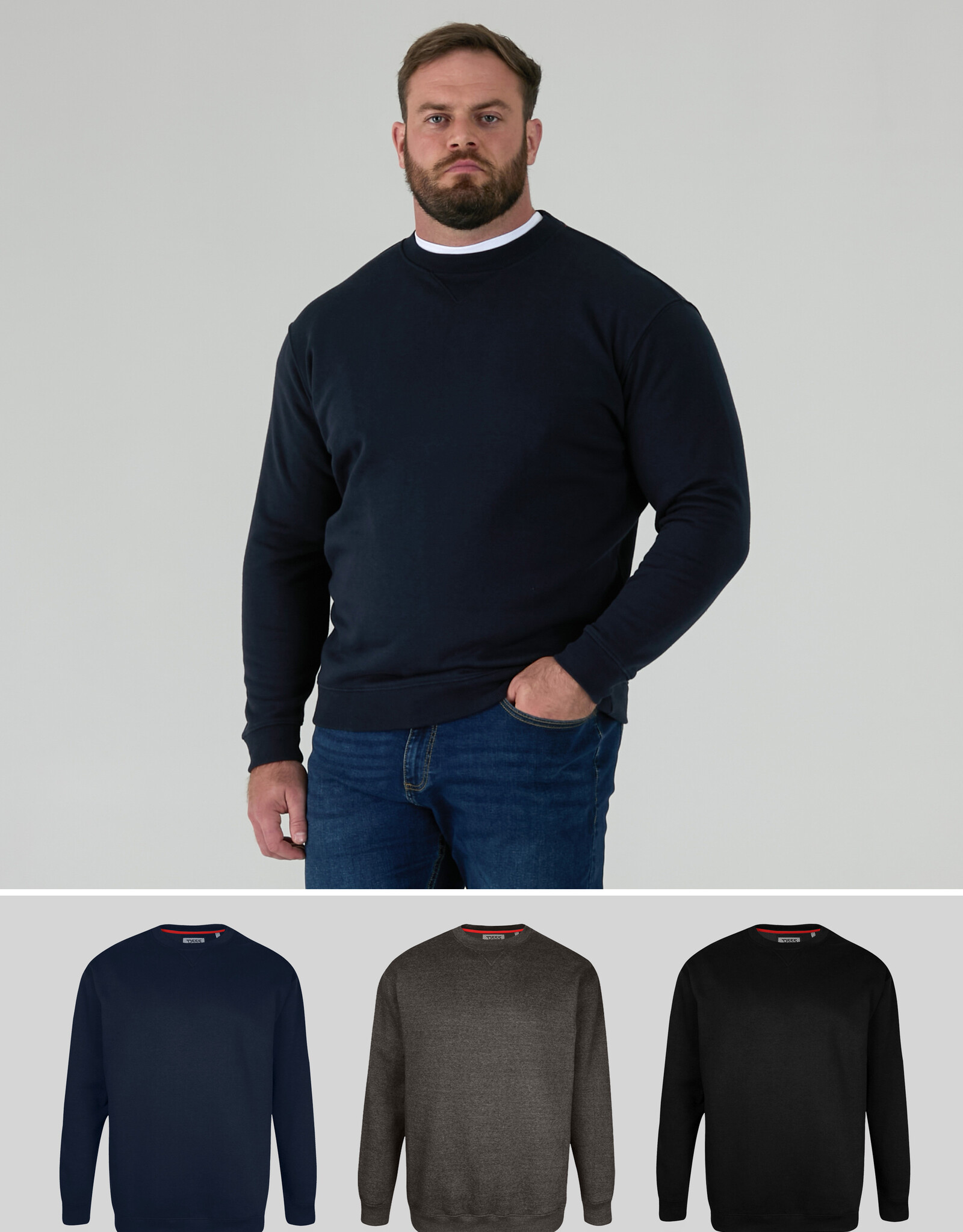 D-555 Basic  SWEATER SWEAT-D555