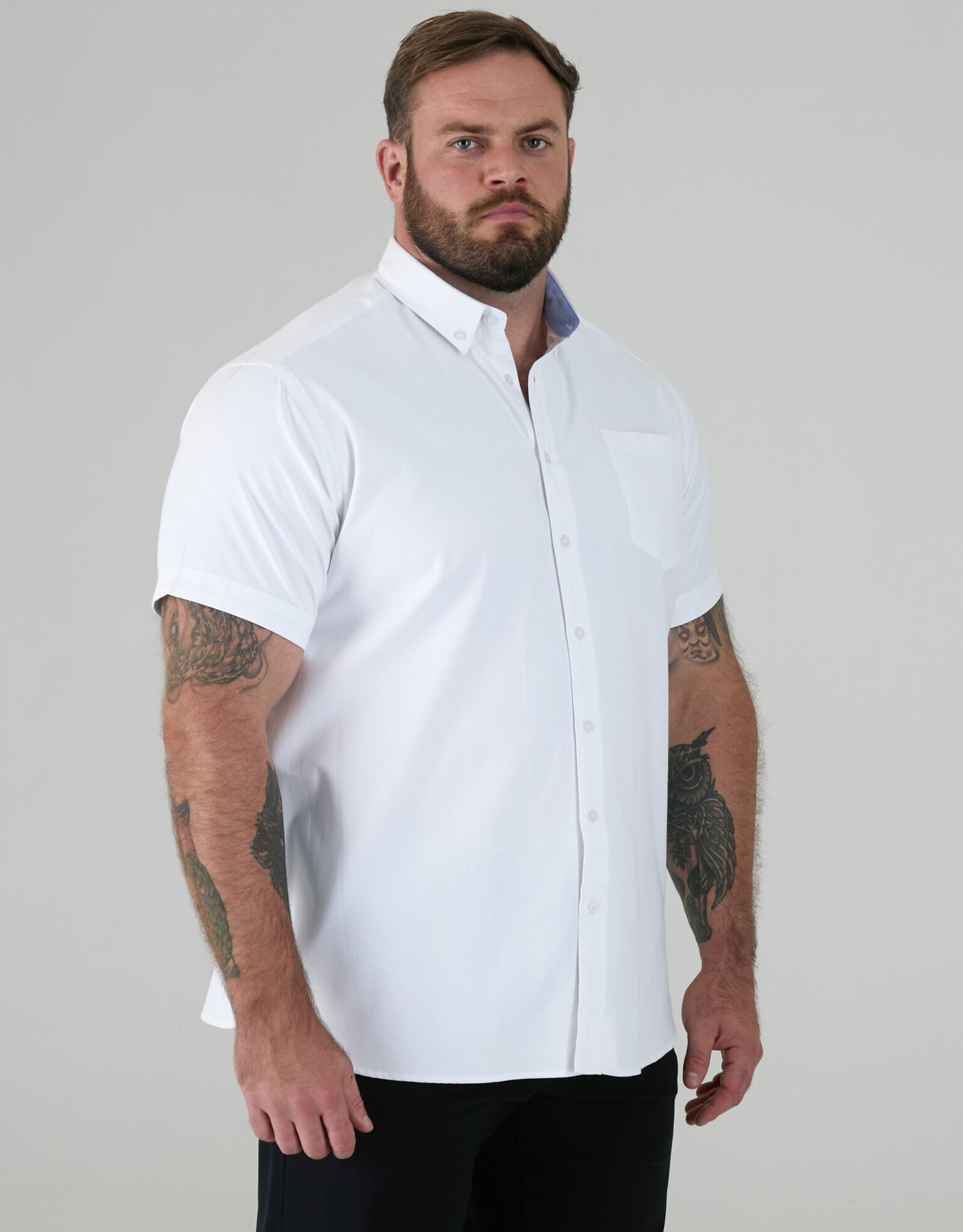 D-555 OVERHEMD JAMES casual korte mouw