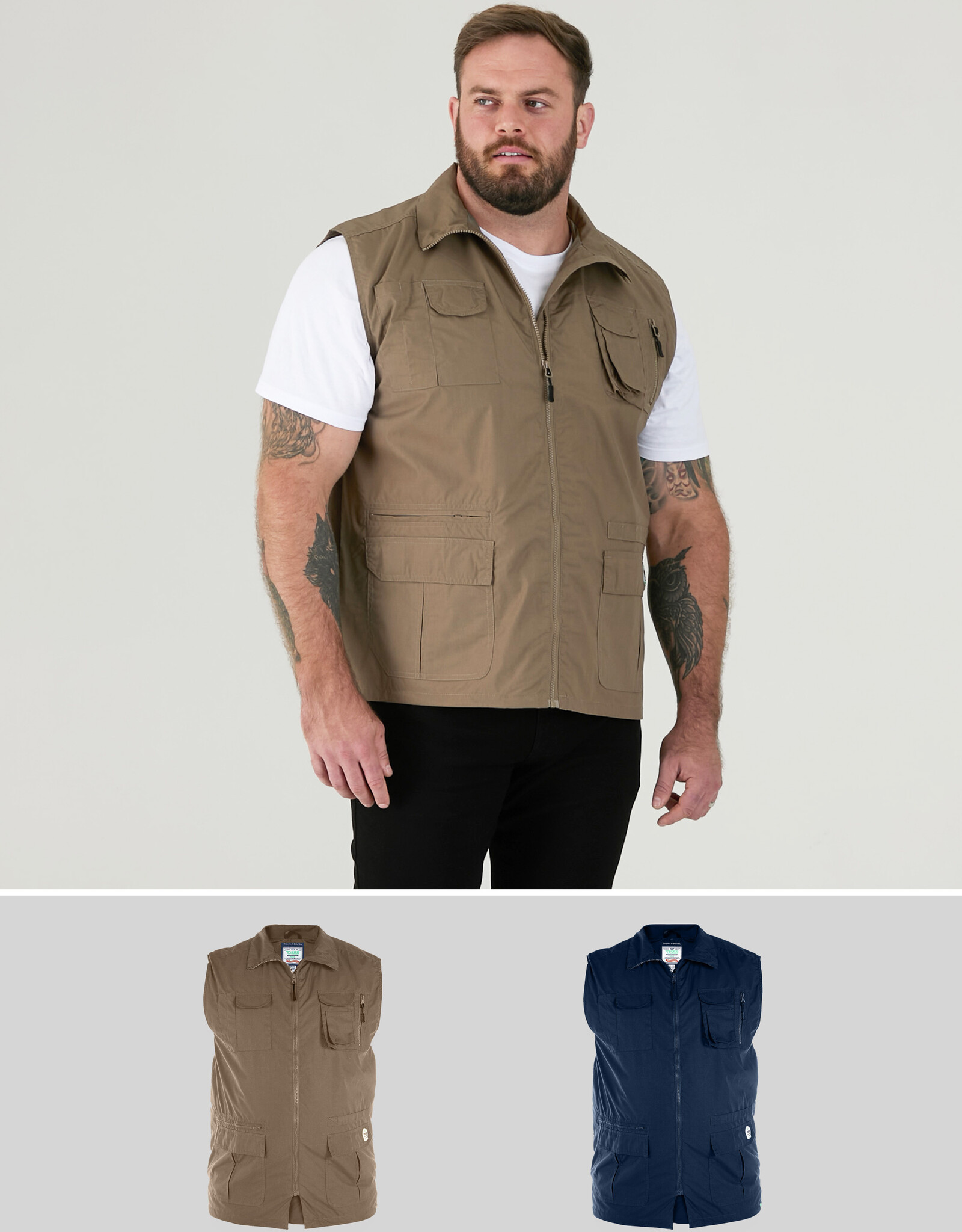 D-555 mouwloos vest ENZO D-555