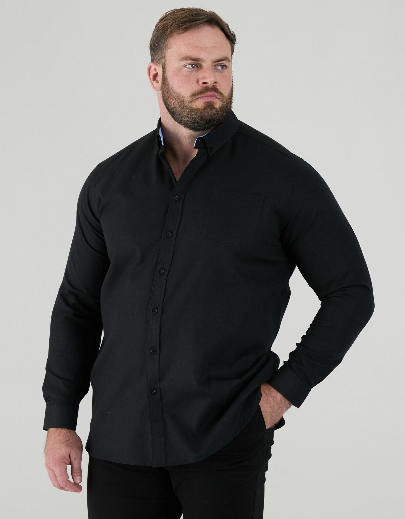 D-555 OVERHEMD richard casual lange mouw