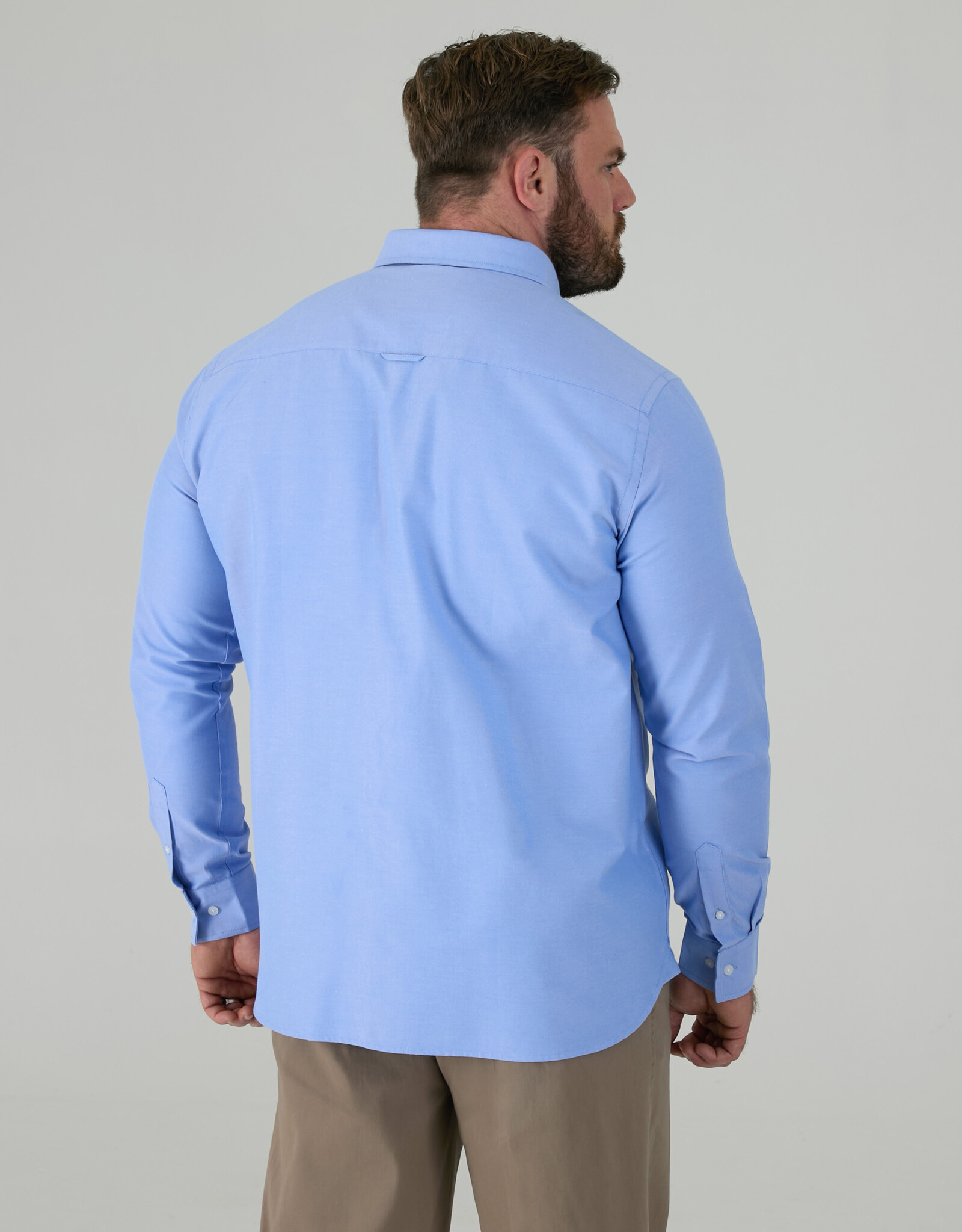 D-555 OVERHEMD richard casual lange mouw