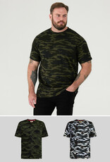 D-555 T-SHIRT GASTON camouflage korte mouw