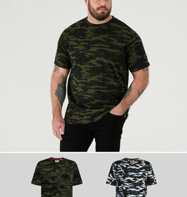 D-555 T-SHIRT GASTON camouflage korte mouw