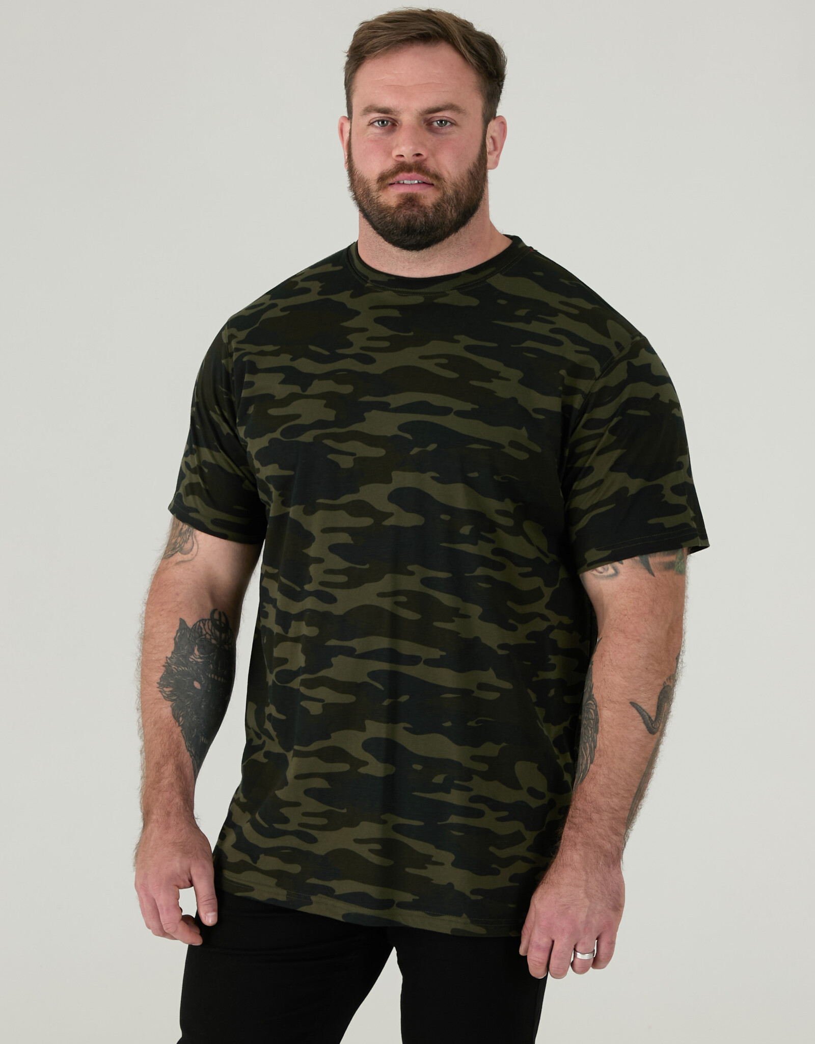D-555 T-SHIRT GASTON camouflage korte mouw