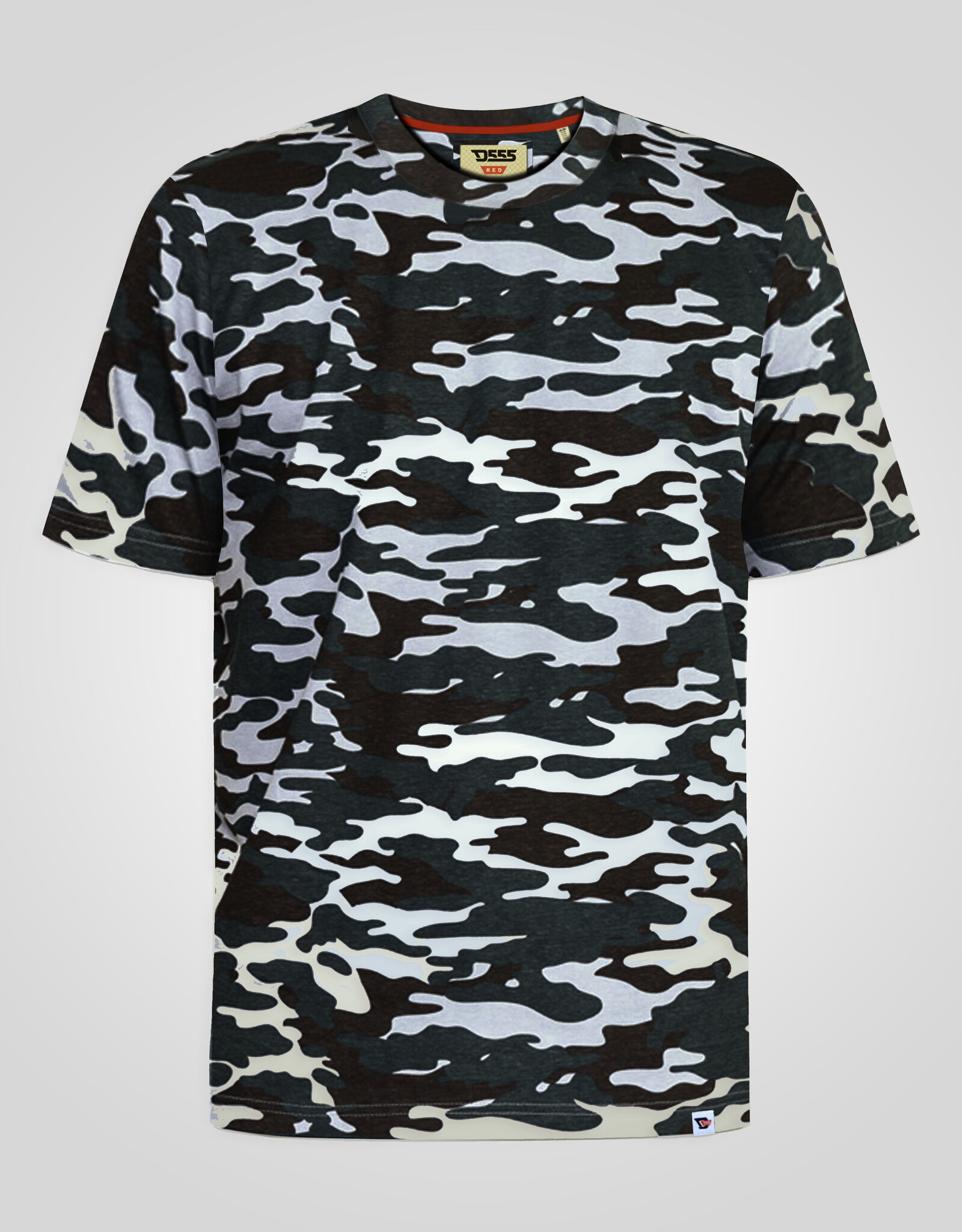 D-555 T-SHIRT GASTON camouflage korte mouw